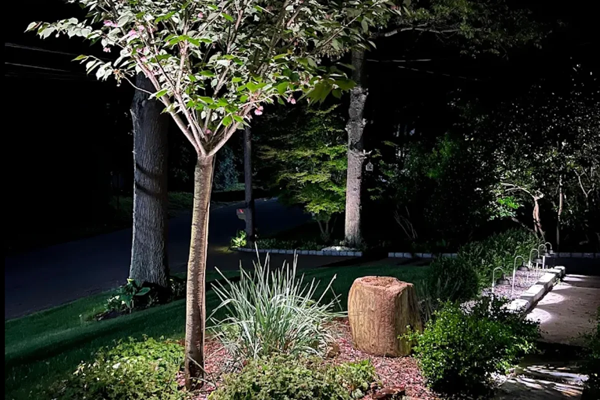 White brick farmhouse lighting