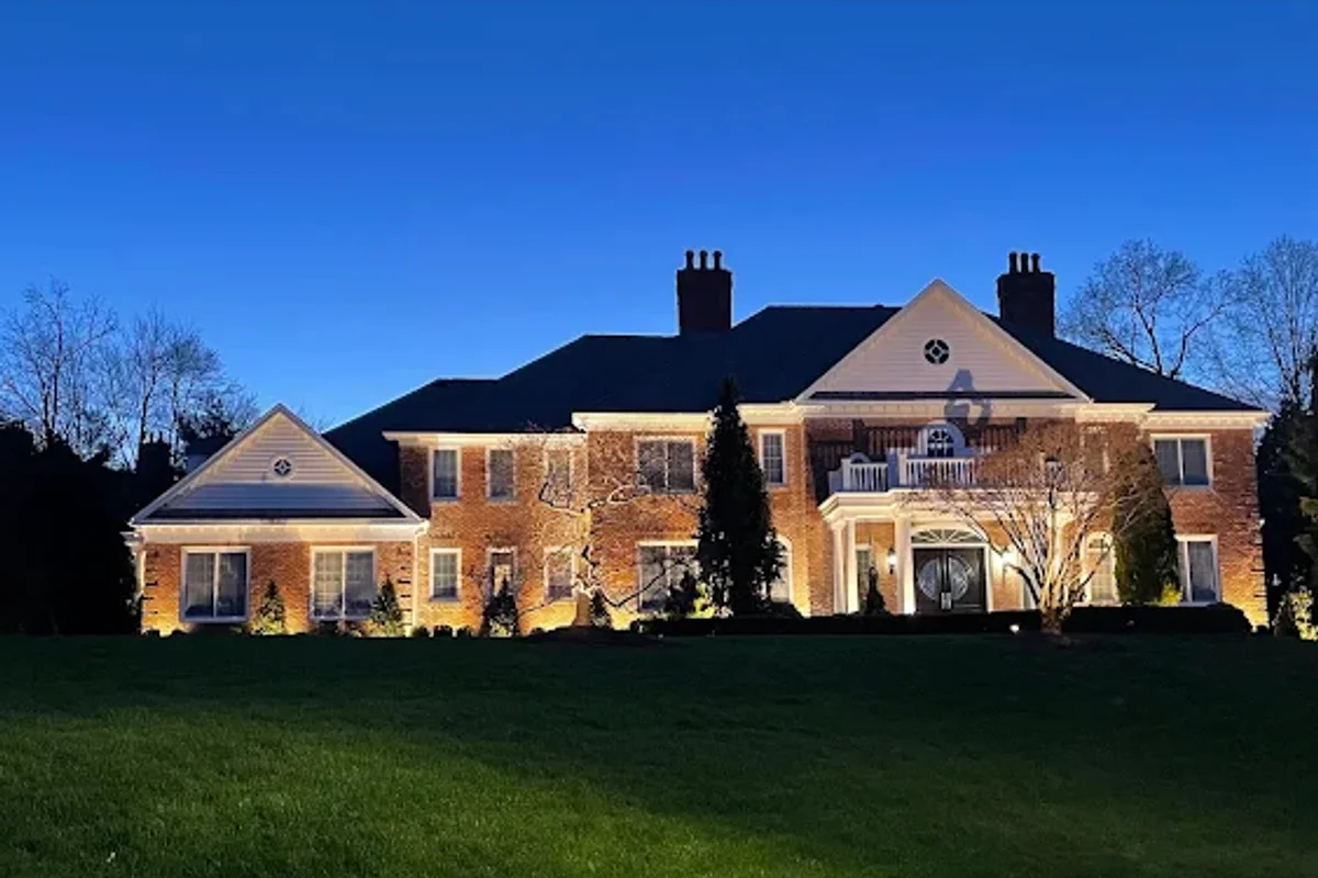 Home lighting at night