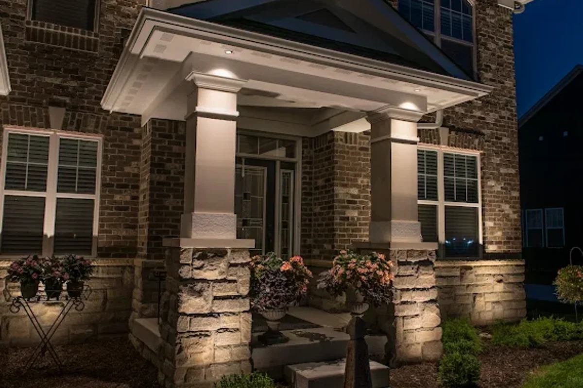 Outdoor lighting install